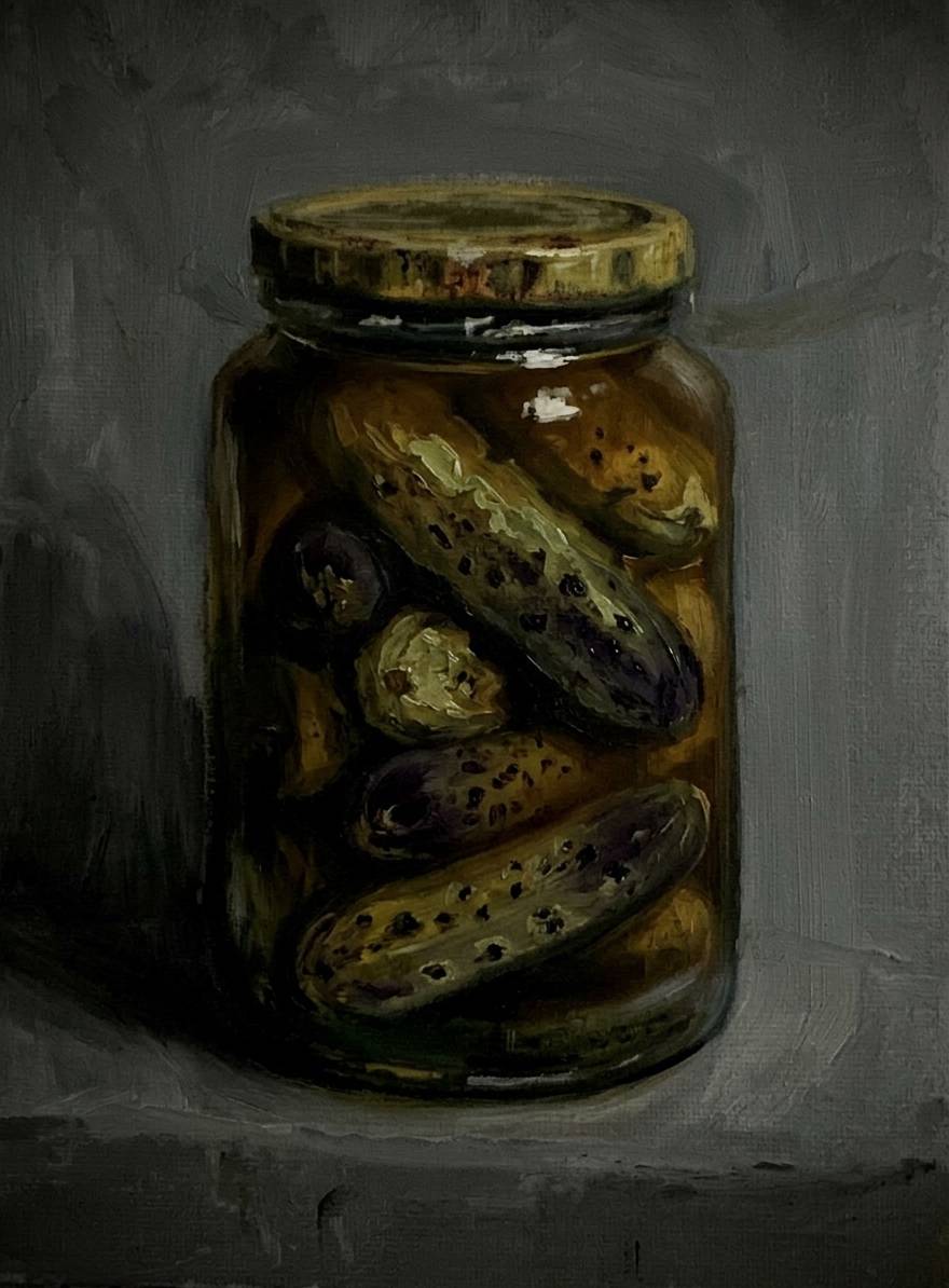 Jar of brine