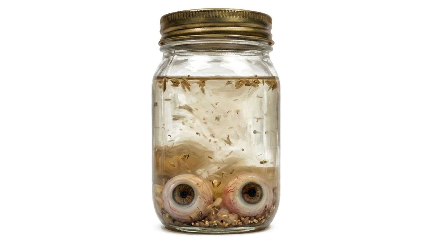 Jar of brine