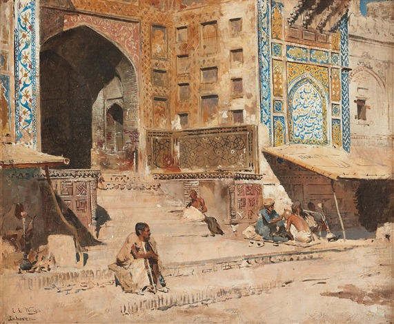 Steps of the Mosque in Lahore